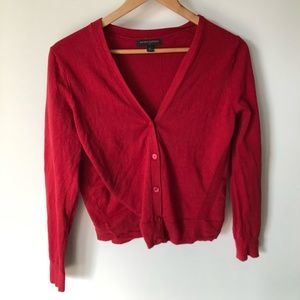 Banana Republic Red Button Down Cardigan Top 🌶 | Size M
